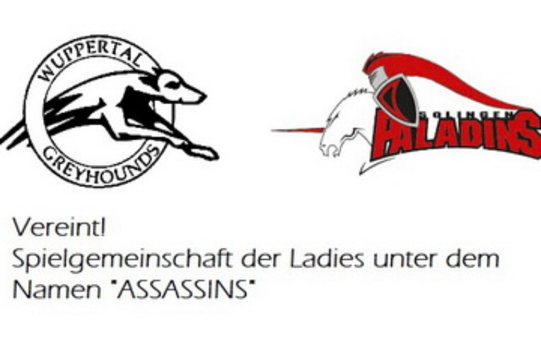 Wuppertal Greyhounds und Solingen Paladins Ladies werden ein Team
